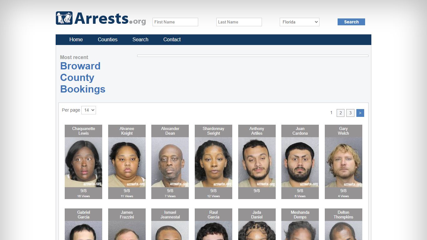 Broward County Arrests and Inmate Search